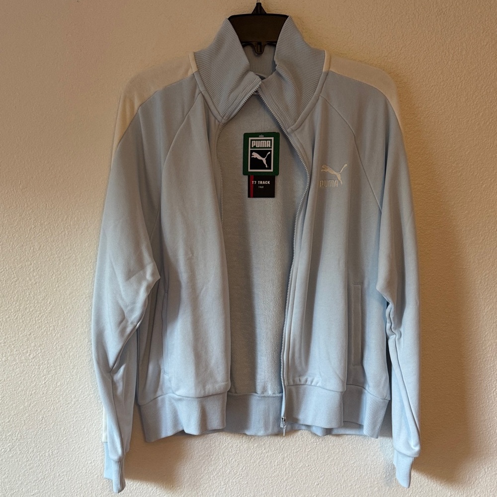 Puma Sky Blue Zip-Up Jacket